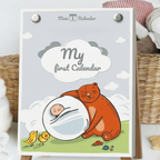 Changing table calendar for the first year of life