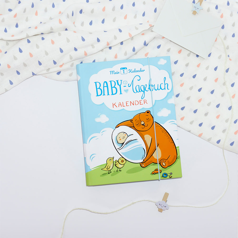 Baby Tagebuch personalisiert - Mein 1. Kalender