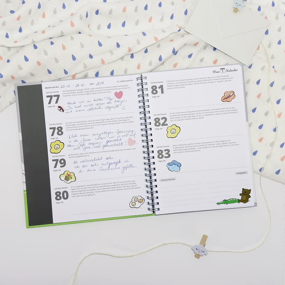 Baby Tagebuch - Mein 1. Kalender