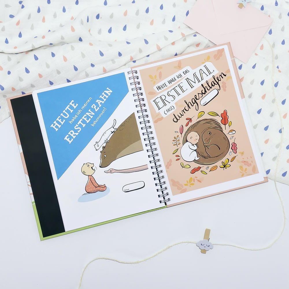 Baby Tagebuch - Mein 1. Kalender