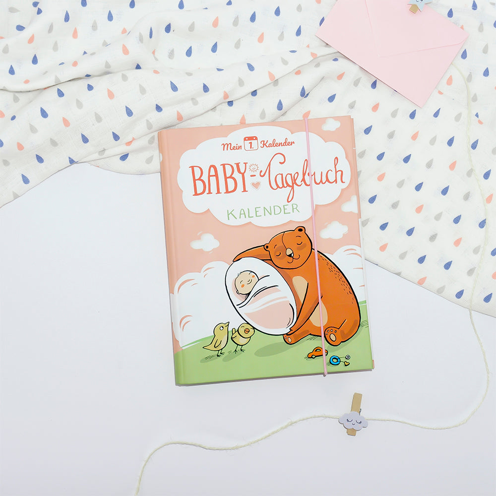 Baby Tagebuch personalisiert - Mein 1. Kalender