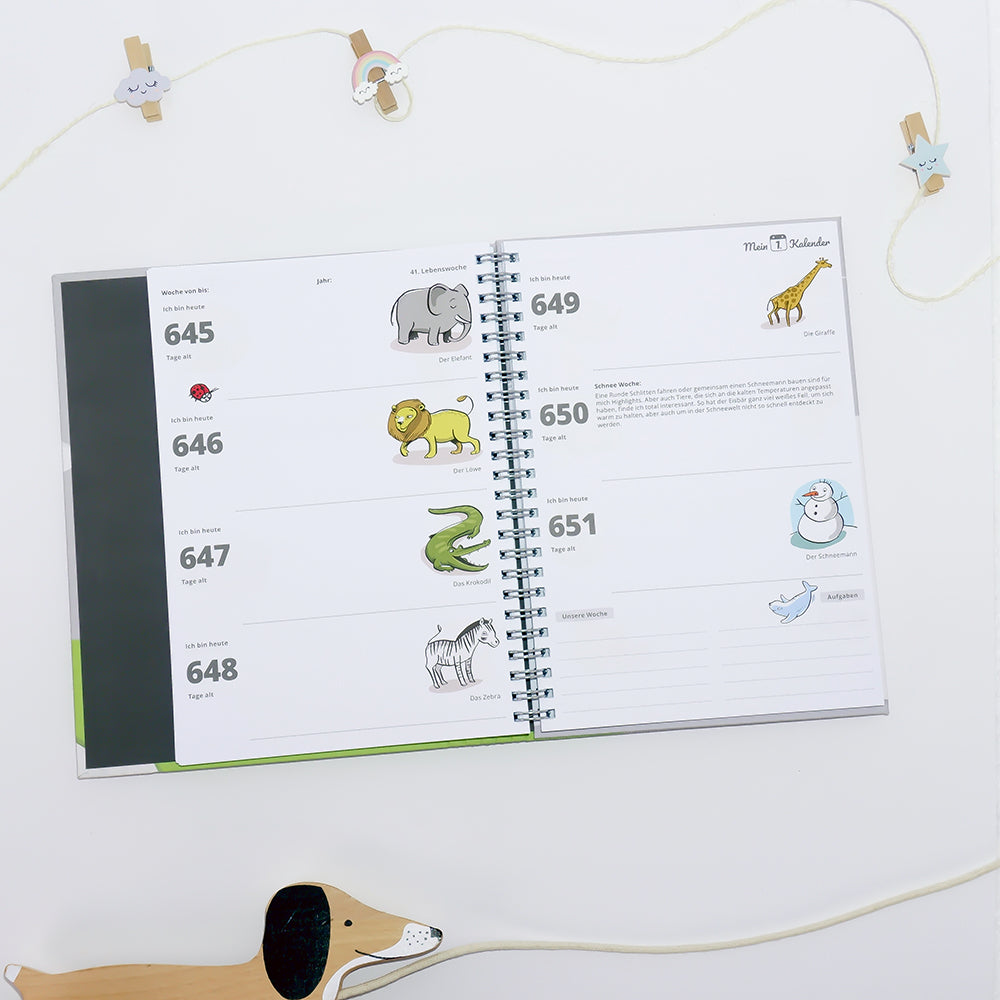 Baby Tagebuch - Spielen – Lernen – Entwickeln 2. Lebensjahr - Mein 1. Kalender