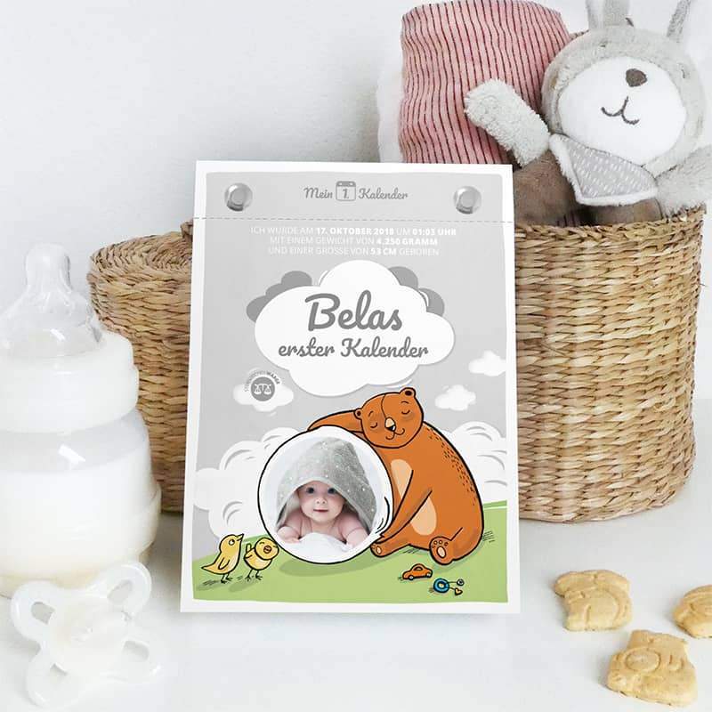 Baby Ratgeber personalisiert - Mein 1. Kalender